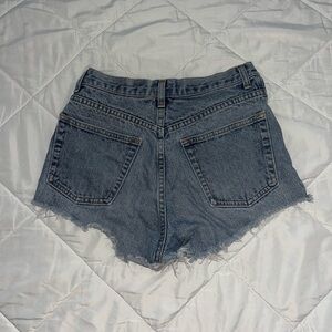 Vintage Gap Cutoff Jean Shorts size 8 light blue wash high waisted